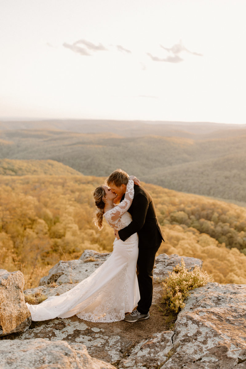 How to Elope at White Rock Mountain in Arkansas