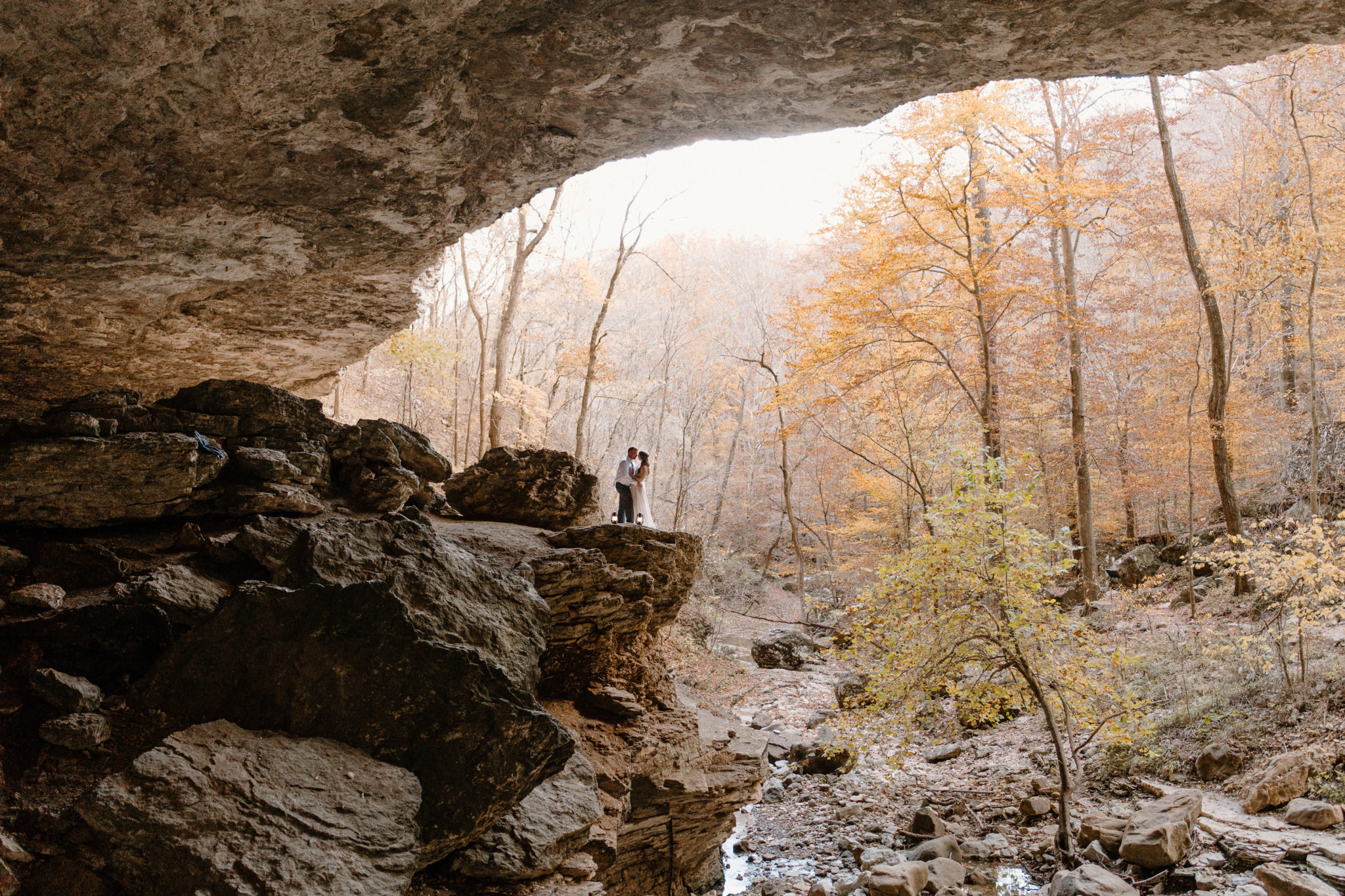 An Adventure Elopement at Lost Valley State Park in Arkansas